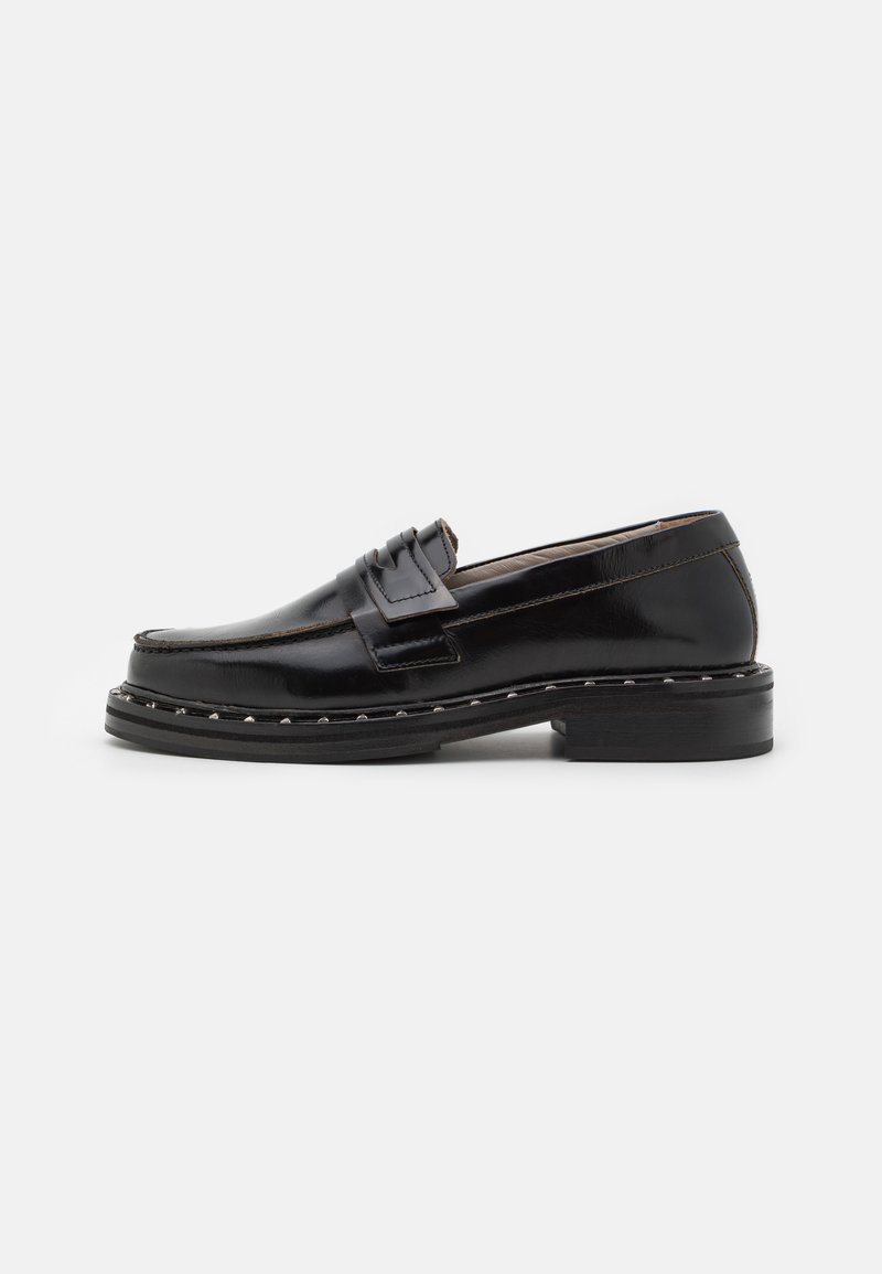 Femme Chaussures plates | AllSaints DALIAS LOAFER - Mocassins - black/noir - JN45414